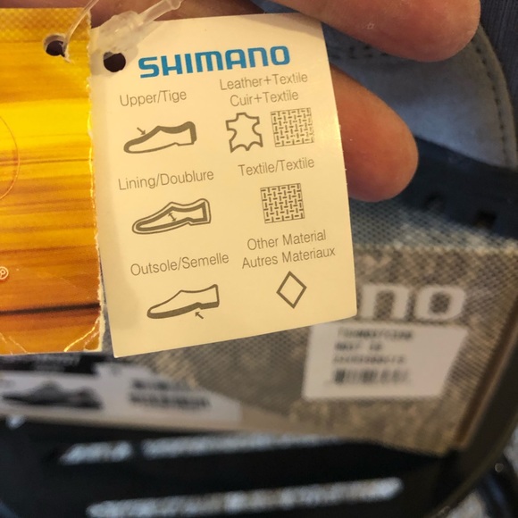 Nwt Shimano mountain cycling shoes. Gray color SH-M037 - Picture 14 of 14